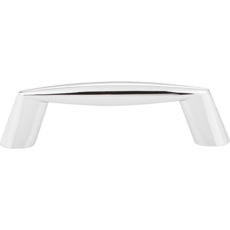 Elements By Hardware Resources 3" Center-to-Center Polished Chrome Zachary Cabinet Pull 988-3PC